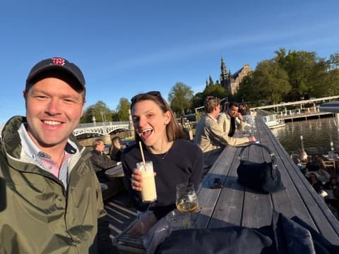 Us in Sweden while finding Maryhill